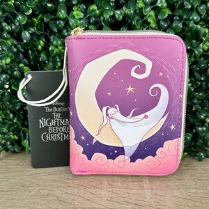 Loungefly The Nightmare Before Christmas Zero Moon Mini Zipper Wallet